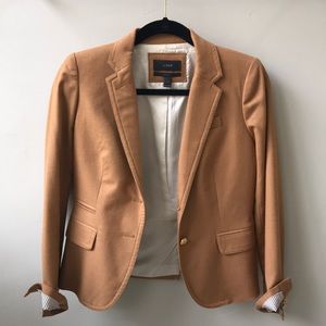 J Crew Camel Schoolboy Blazer